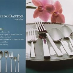 Reed & Barton Legacy Collection - 65 Piece Cole Flatware Set -Le Creuset shop cole2