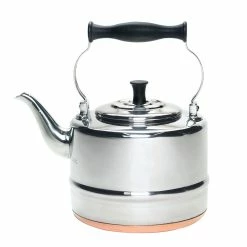 BonJour 2 Qt. Gooseneck Tea Kettle | Stainless Steel With Copper Base