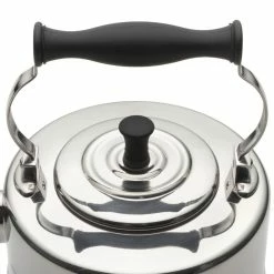 BonJour 2 Qt. Gooseneck Tea Kettle | Stainless Steel With Copper Base -Le Creuset shop copperkettle3