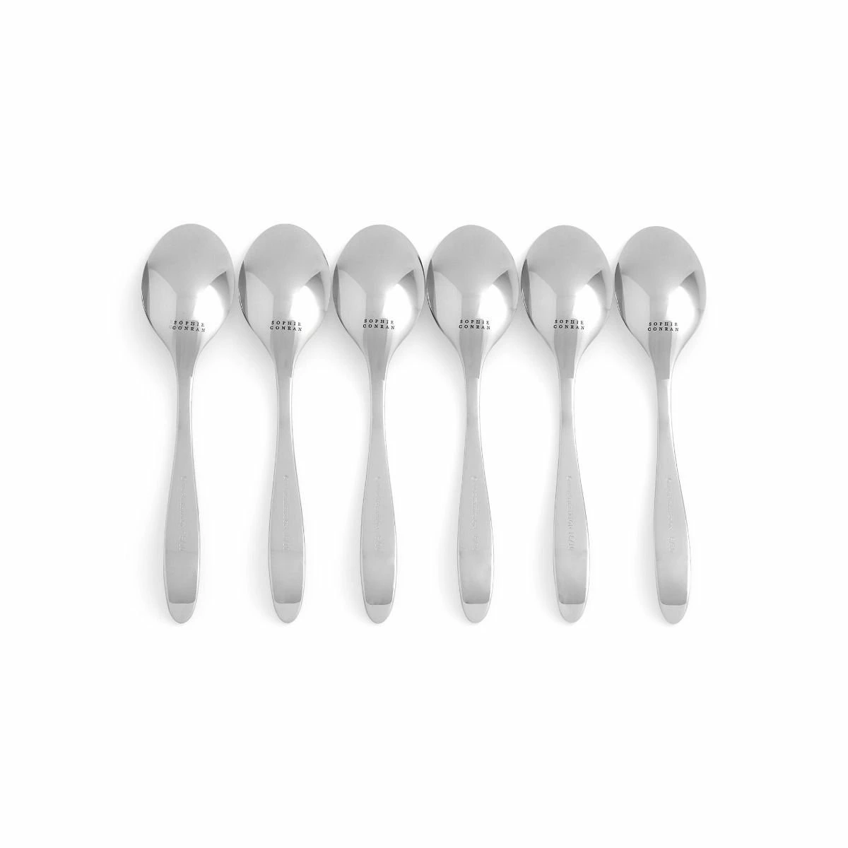 Portmeirion Sophie Conran Dessert/Cocktail Spoons (Set Of 6) | Floret 5 Portmeirion Sophie Conran Dessert/Cocktail Spoons (Set Of 6) | Floret - Image 3