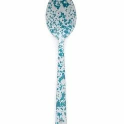 Crow Canyon Home Crow Canyon Enameled Serving Spoon Turquoise Marble
