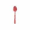 Crow Canyon Home Crow Canyon Enameled Slotted Spoon Red Marble -Le Creuset shop d53rm