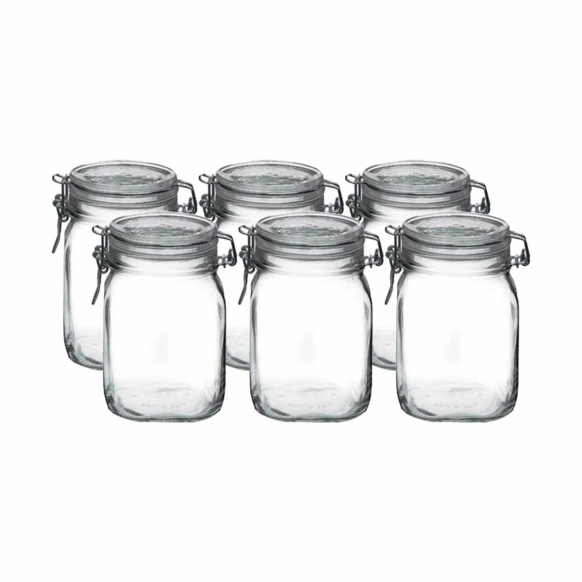 Bormioli Rocco 1L Swing Top Fido Canning Jars | 6-pack 3 Bormioli Rocco 1L Swing Top Fido Canning Jars | 6-pack