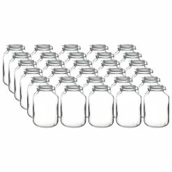 Bormioli Rocco 5L Swing Top Fido Glass Jars | 30-pack