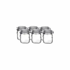 Bormioli Rocco 0.75L Swing Top Fido Canning Jars | 6-pack