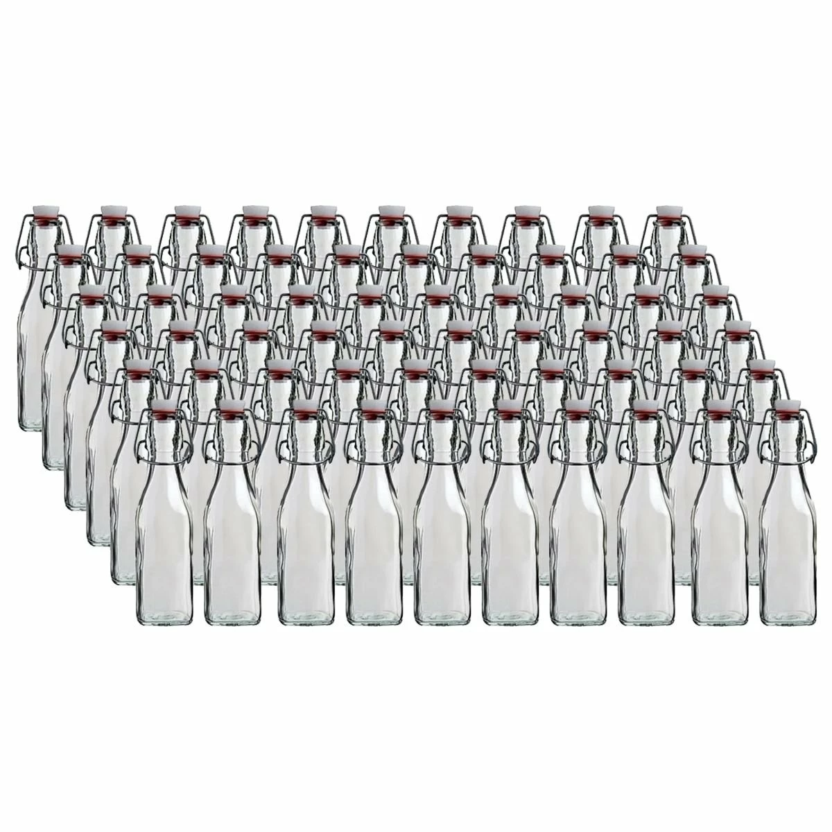 Bormioli Rocco 8.5oz Swing Top Glass Bottles | 60-pack 3 Bormioli Rocco 8.5oz Swing Top Glass Bottles | 60-pack