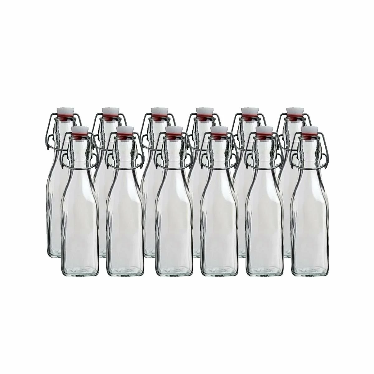 Bormioli Rocco 8.5oz Swing Top Glass Bottles | 12-pack 3 Bormioli Rocco 8.5oz Swing Top Glass Bottles | 12-pack
