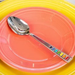 Fiesta® 20-Piece Flatware Set | Celebration -Le Creuset shop fiesta easter detail 5 1