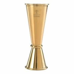 Mercer Barfly Basic Set | Gold Plated -Le Creuset shop gold plated jigger basic