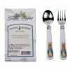 Golden Rabbit Enamelware 2-Piece Stainless Steel Baby Flatware Set | Peter Rabbit