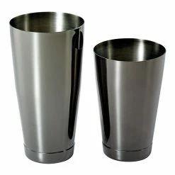 Mercer Barfly Basic Set | Gun Metal Black -Le Creuset shop gun metal basic shakers