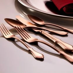 Reed & Barton 20-Piece Flatware Set | Hampden Rose -Le Creuset shop hampden3 1