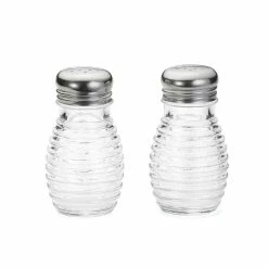 TableCraft 2oz Salt & Pepper Shakers | Beehive Glass