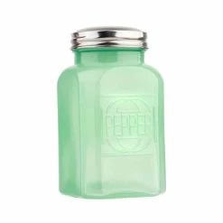 TableCraft Jadeite Glass Collection 6oz Pepper Shaker