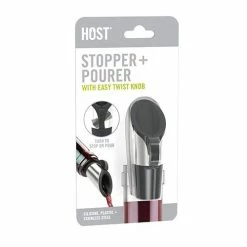 True Brands Wine Stopper & Pourer By Host 9 True Brands Wine Stopper & Pourer By Host -Le Creuset shop host stopper pourer 2970