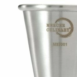 Mercer Barfly 20ml X 40ml Japanese Style Jigger | Stainless Steel -Le Creuset shop m37001 barfly stainless steel jigger 20ml 40ml closeup