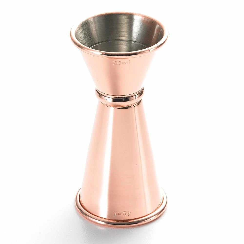 Mercer Barfly 20ml X 40ml Japanese Style Jigger | Copper Plated 4 Mercer Barfly 20ml X 40ml Japanese Style Jigger | Copper Plated - Image 2