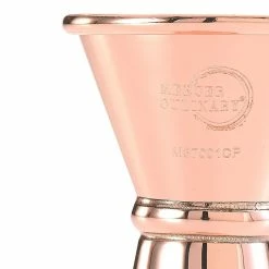 Mercer Barfly 20ml X 40ml Japanese Style Jigger | Copper Plated 7 Mercer Barfly 20ml X 40ml Japanese Style Jigger | Copper Plated -Le Creuset shop m37001cp barfly copper plated jigger 20ml 40ml closeup