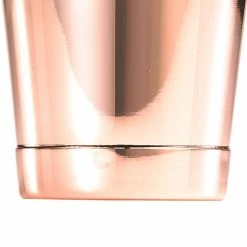 Mercer Barfly 18oz Shaker/Tin | Copper Plated -Le Creuset shop m37007cp barfly 18 oz stainless steel cocktail shaker copper closeup