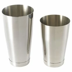 Mercer Barfly Shaker/Tin Set | Stainless Steel 6 Mercer Barfly Shaker/Tin Set | Stainless Steel -Le Creuset shop m37009 barfly stainless steel 2pc cocktail shaker set silver
