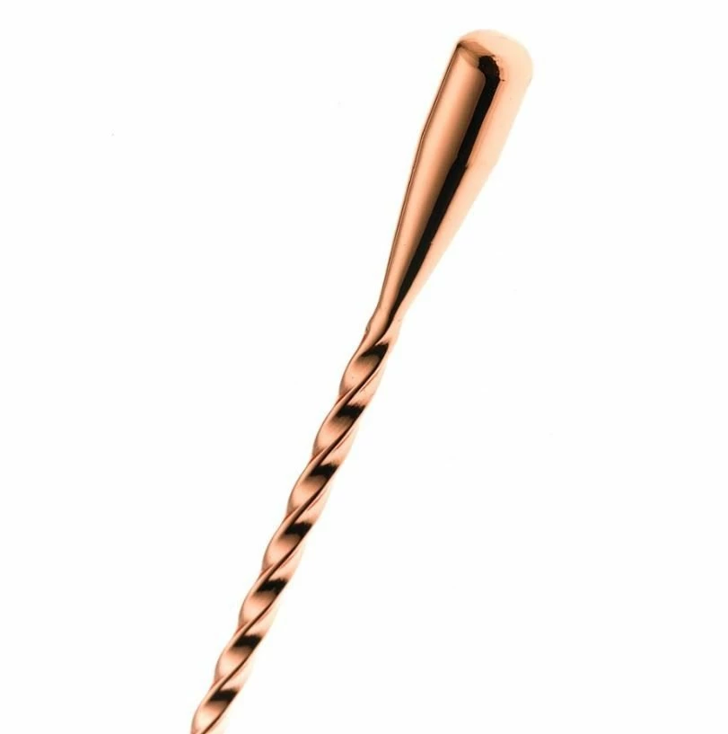 Mercer Barfly 13" Stainless Steel Double Ended Stirrer | Antique Copper 4 Mercer Barfly 13" Stainless Steel Double Ended Stirrer | Antique Copper - Image 2