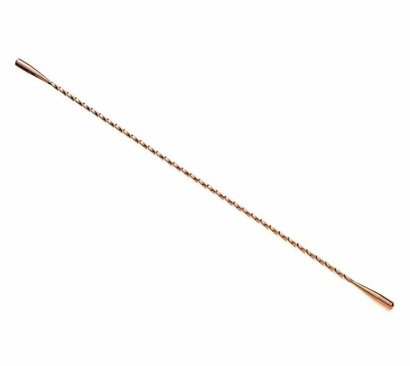 Mercer Barfly 13" Stainless Steel Double Ended Stirrer | Antique Copper 3 Mercer Barfly 13" Stainless Steel Double Ended Stirrer | Antique Copper