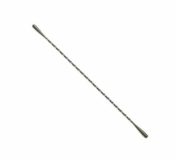 Mercer Barfly 13" Stainless Steel Double Ended Stirrer | Antique Black 3 Mercer Barfly 13" Stainless Steel Double Ended Stirrer | Antique Black
