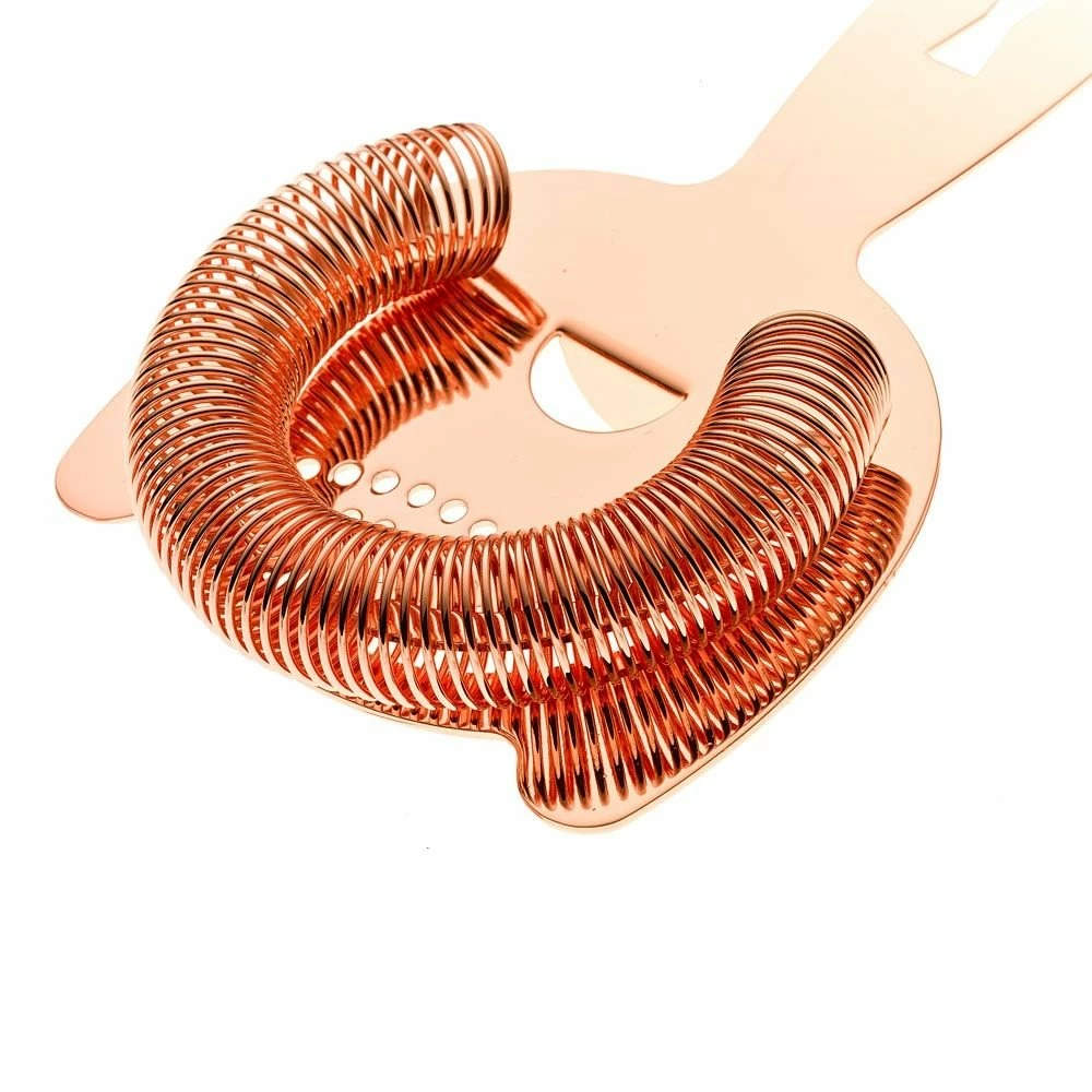 Mercer Barfly Heavy Duty Spring Bar Cocktail Strainer | Copper Plated 4 Mercer Barfly Heavy Duty Spring Bar Cocktail Strainer | Copper Plated - Image 2