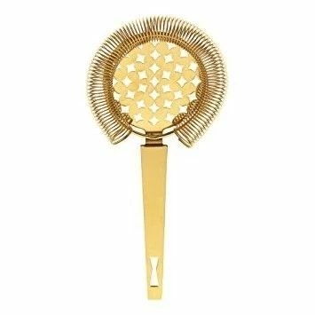Mercer Barfly Classic Hawthorne Spring Bar Strainer | Gold Plated 3 Mercer Barfly Classic Hawthorne Spring Bar Strainer | Gold Plated