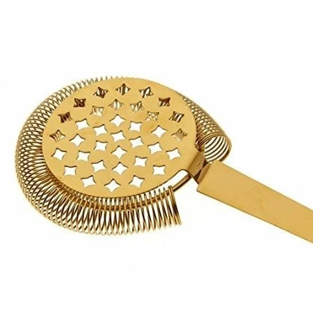 Mercer Barfly Classic Hawthorne Spring Bar Strainer | Gold Plated 4 Mercer Barfly Classic Hawthorne Spring Bar Strainer | Gold Plated - Image 2