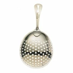 Mercer Barfly Julep Strainer | Stainless Steel 7 Mercer Barfly Julep Strainer | Stainless Steel -Le Creuset shop m37028 barfly stainless steel julep strainer silver back