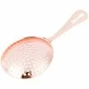 Mercer Barfly Julep Strainer | Copper Plated -Le Creuset shop m37028cp barfly stainless steel julep strainer copper plated