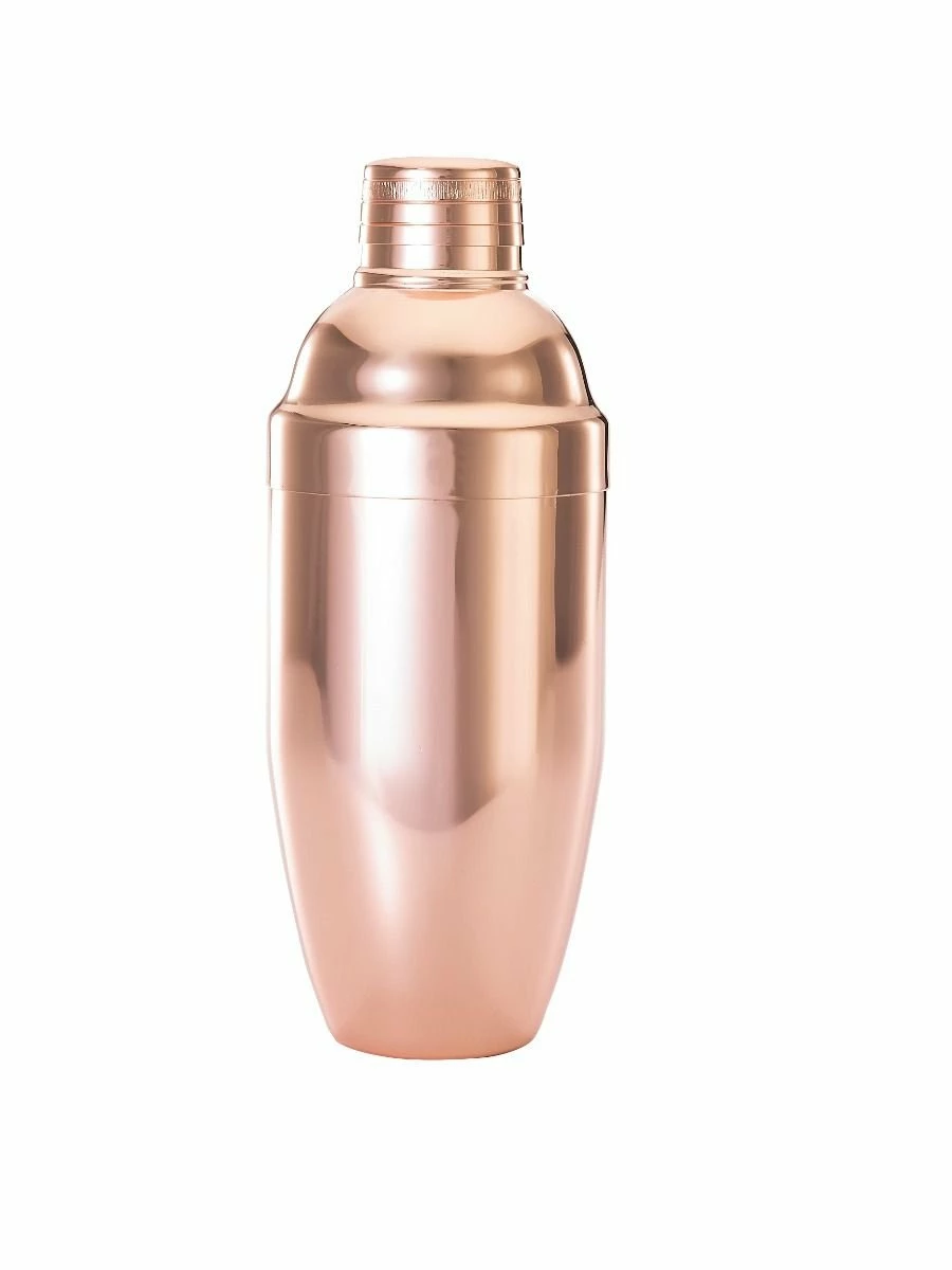 Mercer Barfly 3-Piece Japanese Cocktail Shaker Set | Copper Plated 3 Mercer Barfly 3-Piece Japanese Cocktail Shaker Set | Copper Plated