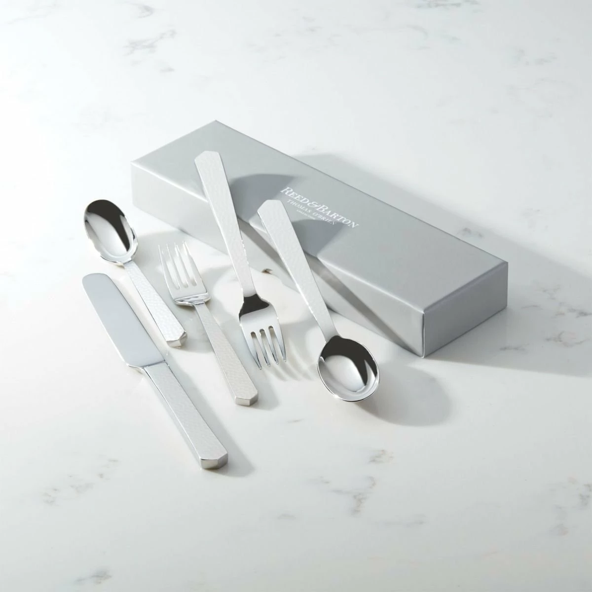 Reed & Barton 20-Piece Flatware Set | Marteau 5 Reed & Barton 20-Piece Flatware Set | Marteau - Image 3