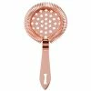 Mercer Barfly Classic Hawthorne Spring Bar Strainer | Copper Plated -Le Creuset shop mercer