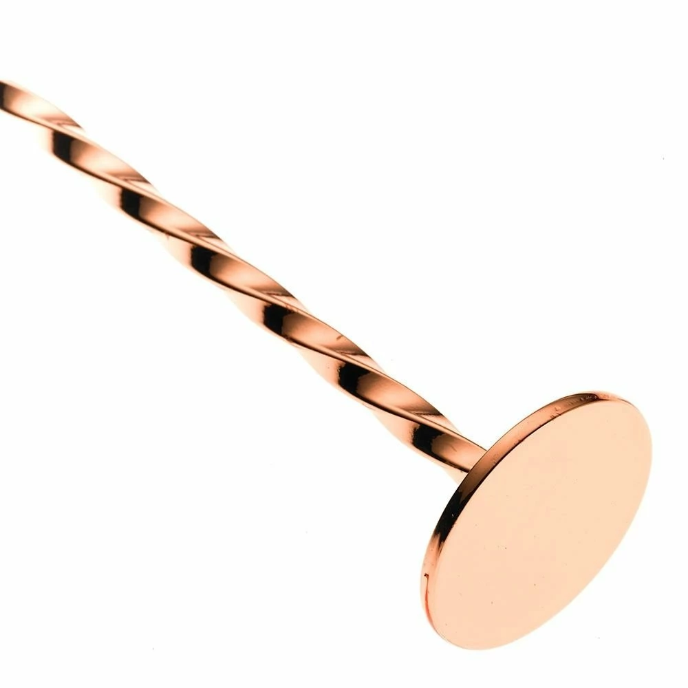 Mercer Barfly 11.8" Bar Spoon With Muddler | Copper Plated 4 Mercer Barfly 11.8" Bar Spoon With Muddler | Copper Plated - Image 2