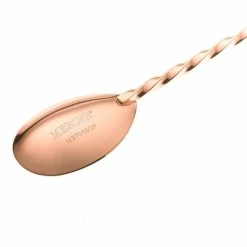 Mercer Barfly 15.75" Bar Spoon With Muddler | Copper Plated -Le Creuset shop mercer barfly 11.8in copper plated bar spoon with muddler m37018cp image4 1