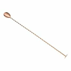 Mercer Barfly 15.75" Bar Spoon With Muddler | Copper Plated