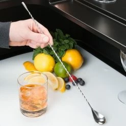 Mercer Barfly 15.75" Classic Bar Spoon | Stainless Steel 13 Mercer Barfly 15.75" Classic Bar Spoon | Stainless Steel -Le Creuset shop mercer barfly 15.75 stainless steel classic teardrop bar spoon m37013 length