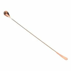 Mercer Barfly 17.1" Japanese-Style Bar Spoon | Copper Plated