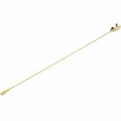 Mercer Barfly 19.6" Classic Bar Spoon | Gold Plated