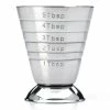 Mercer Barfly 2.5oz Bar Measuring Cup | Stainless Steel -Le Creuset shop mercer barfly 2.5 ounce stainless steel bar measuring cup m37069