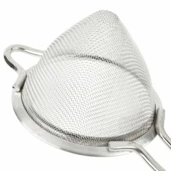 Mercer Barfly Fine Mesh Strainer | Stainless Steel 10 Mercer Barfly Fine Mesh Strainer | Stainless Steel -Le Creuset shop mercer barfly fine mesh strainer m370025 cone view