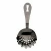Mercer Barfly Scalloped Julep Strainer | Gun Metal Black 1 Mercer Barfly Scalloped Julep Strainer | Gun Metal Black -Le Creuset shop mercer barfly stainless steel cocktail strainer back 1