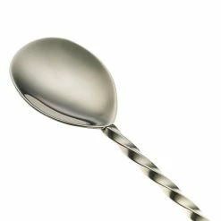 Mercer Barfly 11.8" Bar Spoon With Muddler | Stainless Steel -Le Creuset shop mercerbarfly.11.8in.stainlesssteelbarspoonwithmuddler.m37018.bowlend