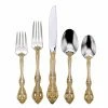 Oneida 18/10 Stainless Steel 20-Piece Flatware Set | Golden Michelangelo -Le Creuset shop michelangelo 20 piece 1810 stain