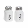 Mosser Glass Monogram Salt & Pepper Set | Milk -Le Creuset shop milksp1