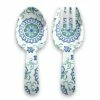 TarHong Melamine Tabletop Servers | Rio Turquoise Floral -Le Creuset shop ptss7106fstf