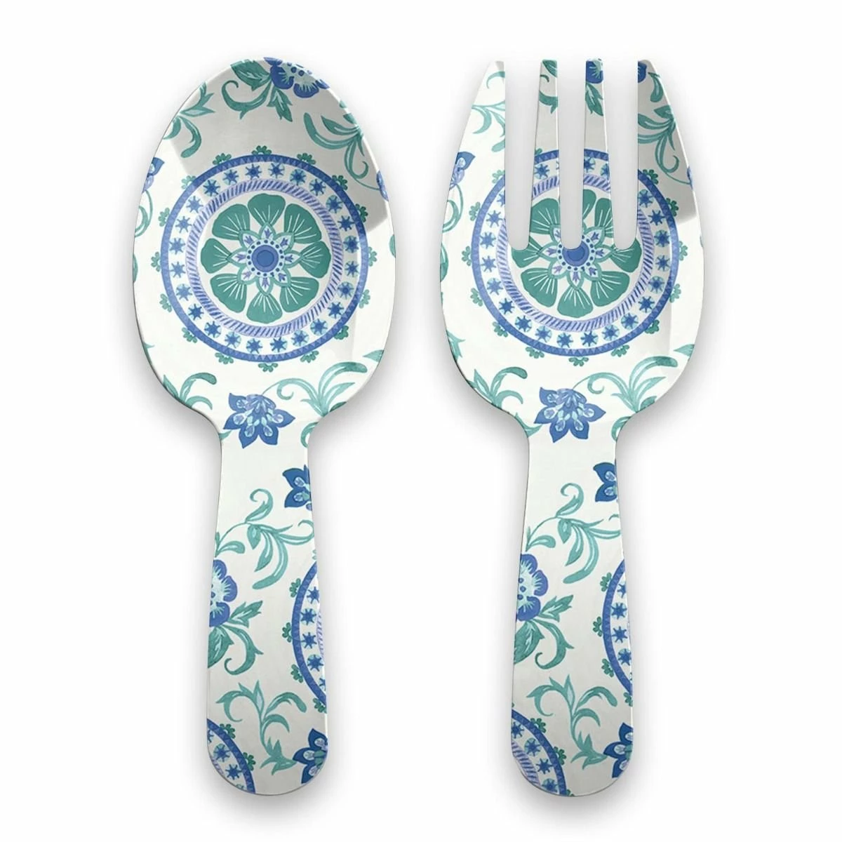 TarHong Melamine Tabletop Servers | Rio Turquoise Floral 3 TarHong Melamine Tabletop Servers | Rio Turquoise Floral