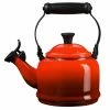 Le Creuset 1.25 Qt. Demi Kettle Tea Pot | Cerise/Cherry Red -Le Creuset shop rs1094 1.7l eos tea kettle classic whistling cherry q9401 67